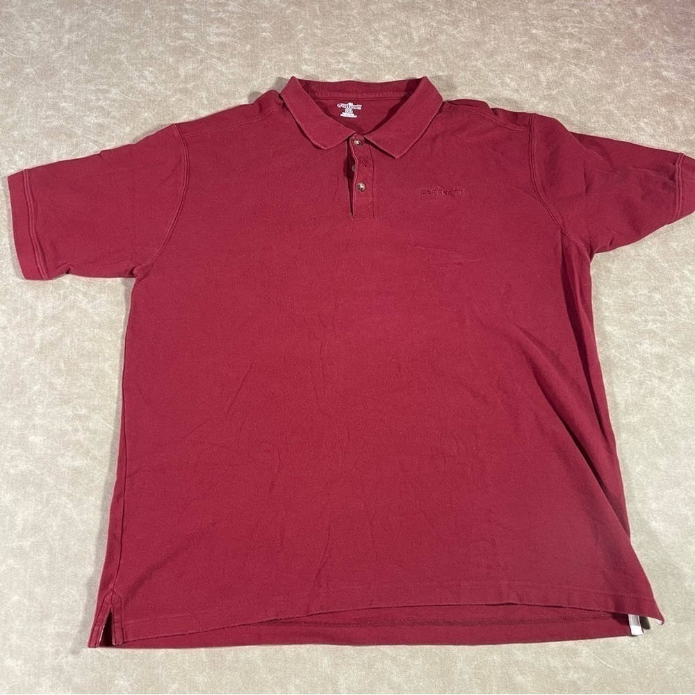 Carhartt‎ Men’s Red Polo 2XL Shirt